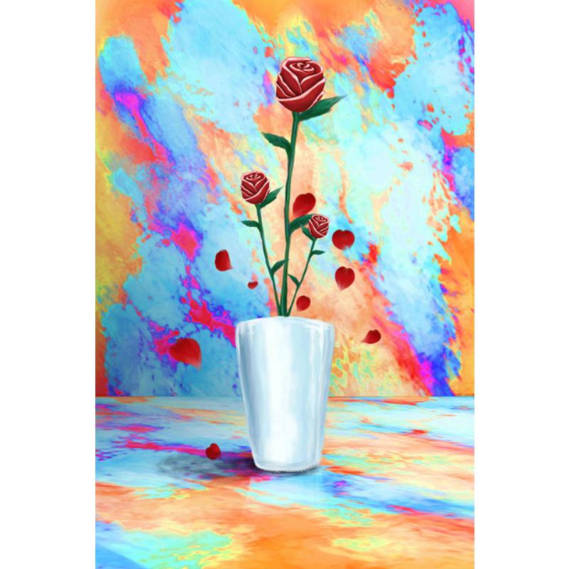 New Nordic Simple Still Life Oil Painting Flower Bonsai Art Canvas Painting Living Room Corridor Office Home Decoration Mural No Frame