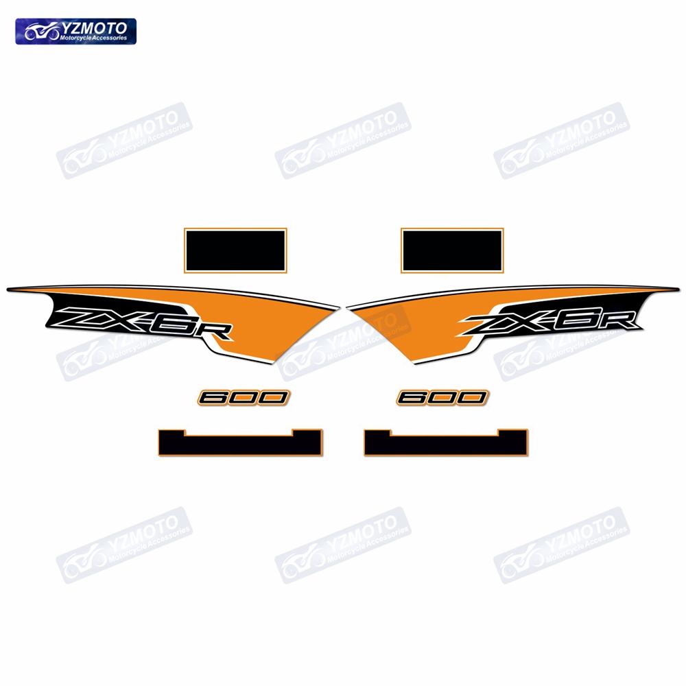 For ZX6R ZX-6R ZX 6R 599 2009 2010 2011 2012 Motorcycle Accessories Fairing Full Car Reflective Waterproof Stickers Decal Kit
