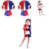 Stupefacente Costume da Ragazza di Halloween con Design Harley Quinn di Suicide Squad per Bambini