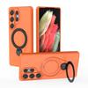 Für Samsung Galaxy S25 Magnetische Handyhülle, Weiche TPU-Ständer-MagSafe-Handyhülle für Samsung Galaxy S25