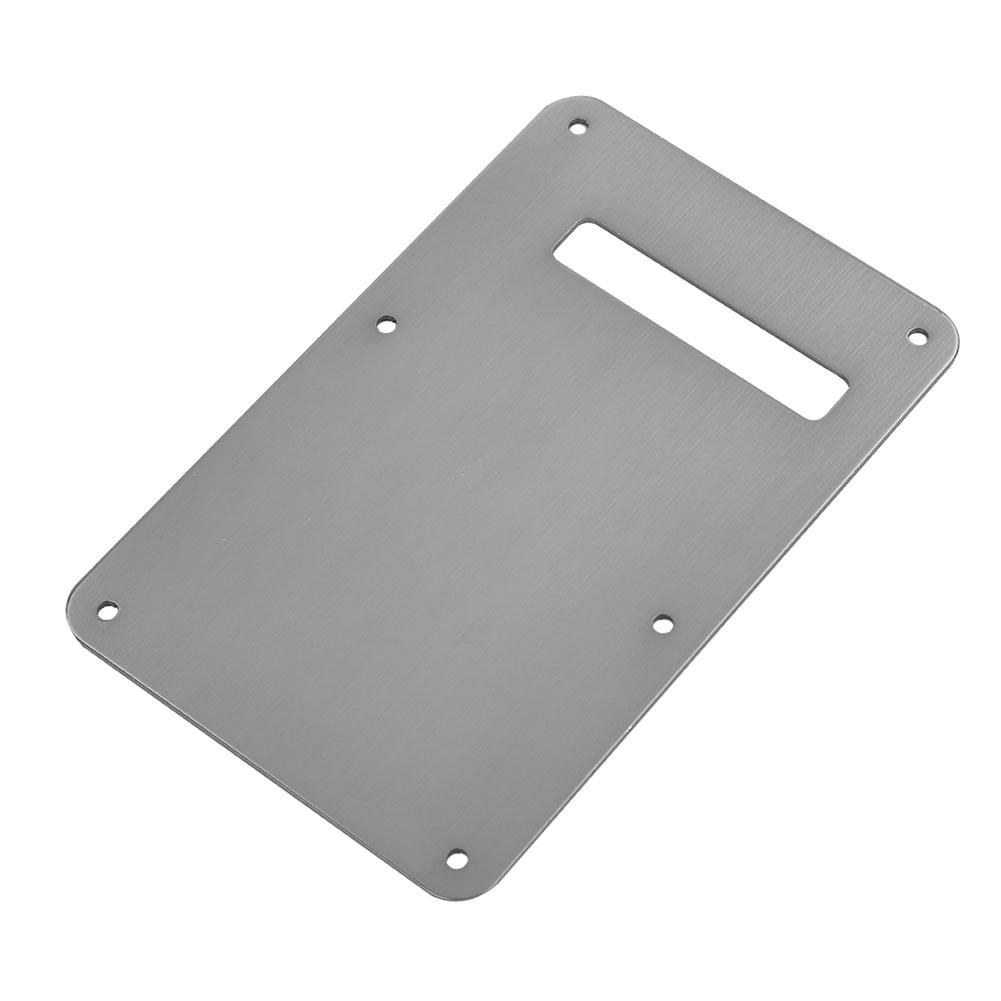 Pickguard Tremolo Cavity Cover Back Plate for ST Electric Guitar (Silver)