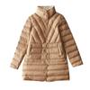Autumn and winter glue loose and thin medium and long stand-up collar double-sided wear white duck down jacket warm winter clothing