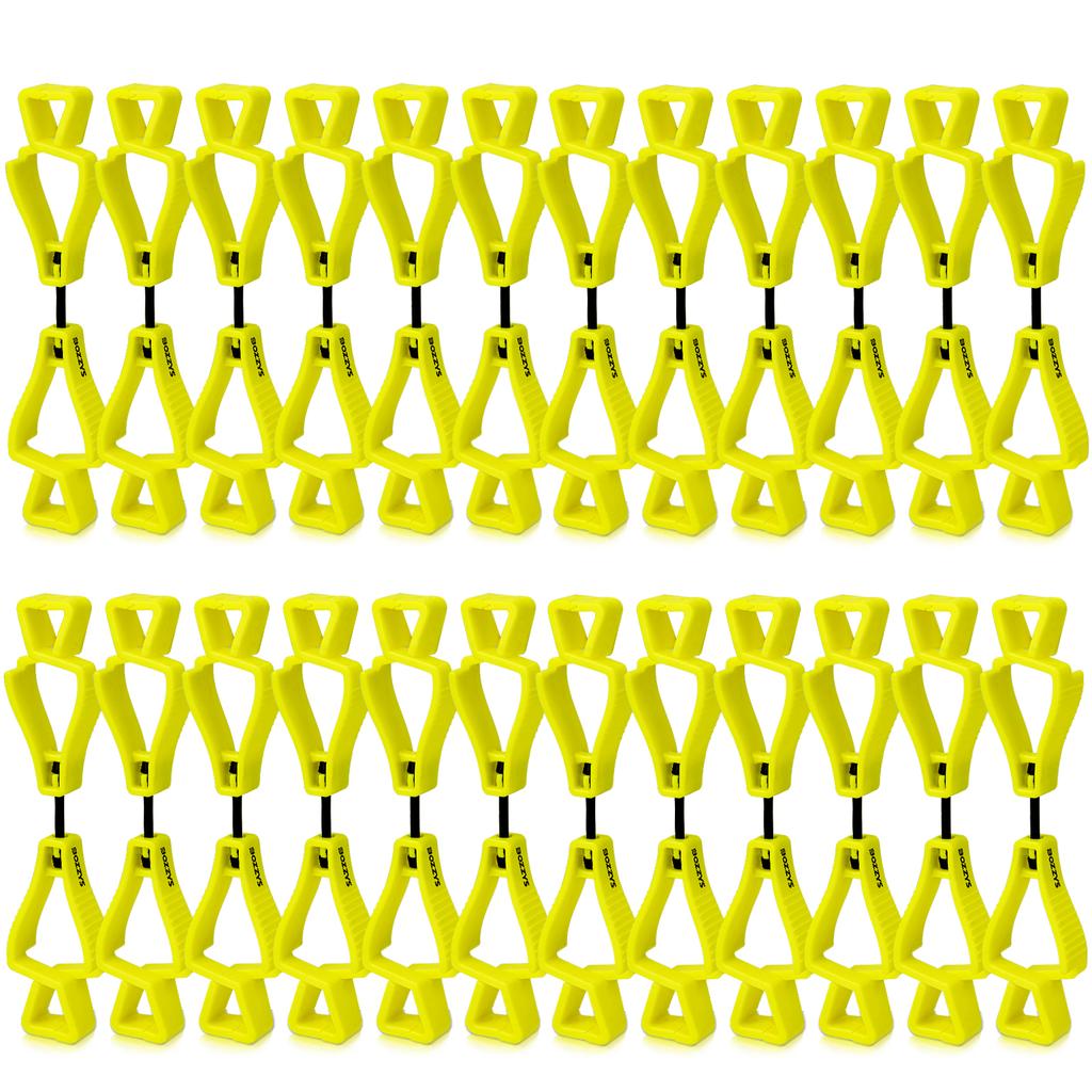 BOZZYS Plastic Safety Gloves Clips for Work Glove Holders Anti-Drop Clamp Outdoor Grabber Construction Gloves Holder
