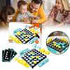 Hüpfspiel Interaktives Spiel für Eltern und Kinder Familienfeier Brettspiel Tisch-Hüpfballspiel für Kinder und Eltern
