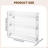 Transparenter Figuren-Aufsteller Aufbewahrungsorganizer Desktop Wandmontiertes Schaufensterregal für Parfüm