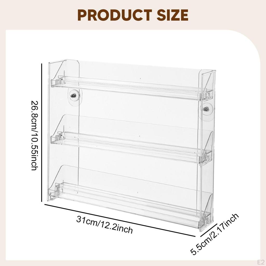 Przezroczysty Stojak Ekspozycyjny na Figurki Organizer do Przechowywania Półka Ekspozycyjna na Biurko Montowana na Ścianie na Perfumy