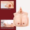Silicone Breastplate Fake Boobs False Breasts B/C/D/E/G Cup For Breast Forms For Transgender Crossdressers Silicone Filling