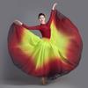 Xinjiang Meisjes Moderne Dans Chiffon Rok - 720 Graden Draai Oefen Kostuum