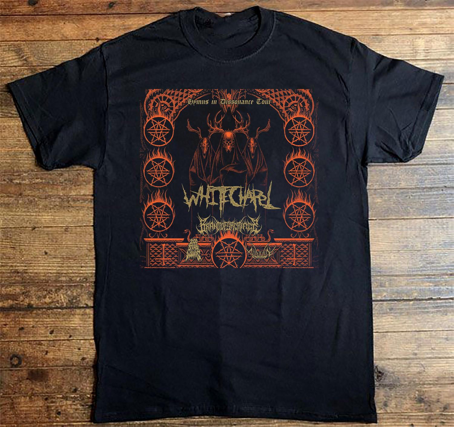 НОВЫЙ Whitechapel Band Футболка Hymns in Dissonance Все Размеры S-5XL M
