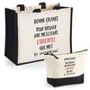 Gift Set - PLANETEE - Duo Jute Tote Bag and Pouch "Director That Doesn't Exist" - Jute & Cotton - 33x42 Cm - French Manufacturing
