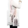 Large Capacity Ballet Shoulder Bag Canvas Mini Bag Pendant Toe Shoes Drawstring Bag  Travel