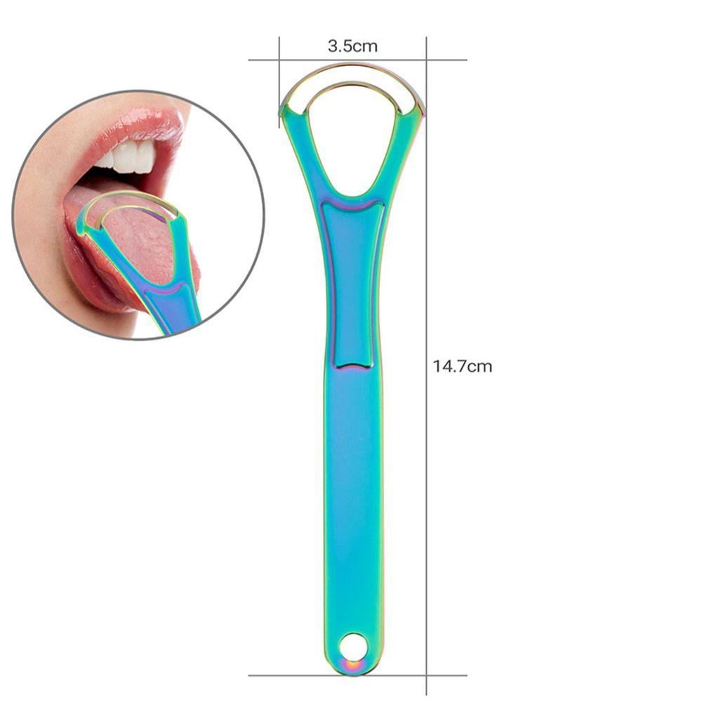 Stainless Steel Mouth Brush Double Decker Tongue Cleaner High Quality Tongue Scraper Cleaner