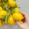 Lifelike Artificial Lemon Strings Fake Simulated Fruit Hanging Garlands for Wedding Birthday Party Home Wall Decor