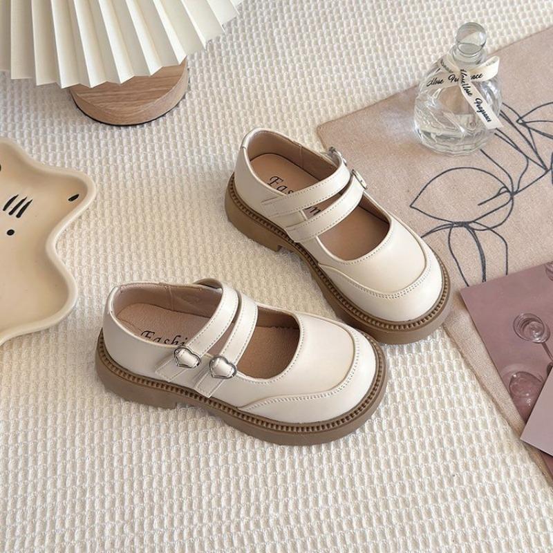 Dětské princeznovské boty Britský styl Malé kožené boty Dětské mokasíny