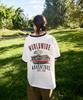 Peullukeu Worldwide Adventure Ringer Short Sleeve T-Shirt White Fst347