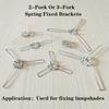 DIY 2-fork Or 3-fork Spring Brackets Fixing Spring Clip Fixing Lampshade Shrapne For Pendant Lamp Lighting fixture Accessories