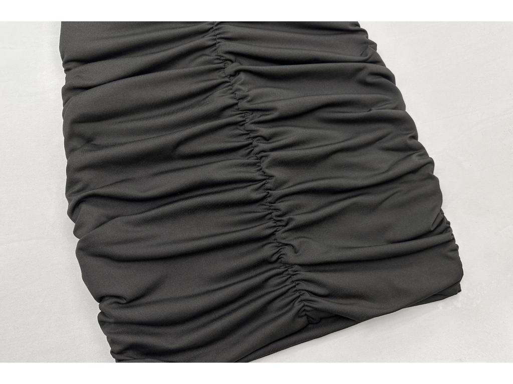 European & American Off-Shoulder Patchwork Slim-Fit Summer Dress