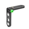 Adjustable L-Shaped Magnetic Wall Mount Base for Infrared Laser Level Accessories