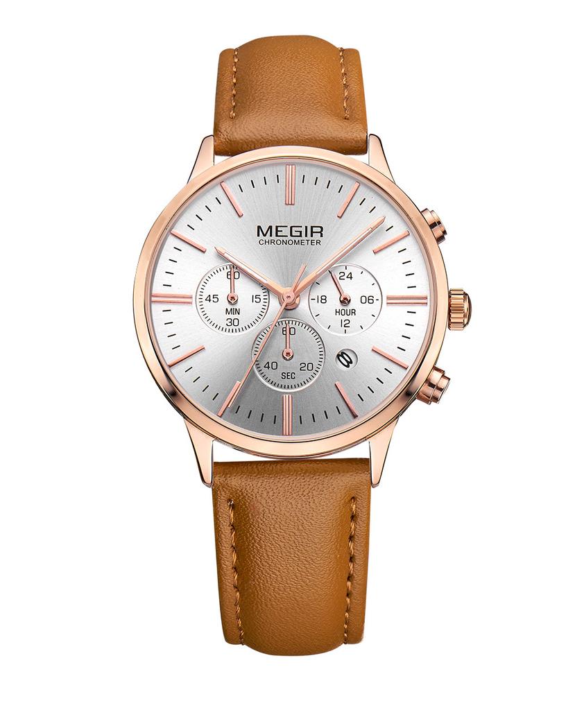 Multifunctional Watch Fashion Waterproof Chronograph Women'S Watch Quartz Watch 2011M