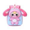 2025 Spring New Cute Cartoon Children Schoolbags Adorable Big Ears Plush Doll Kid's Backpack Ultra Light Kindergarten 3-6 Years Old Baby Girl Book Bag