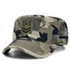 New Embroidery Trucker Hats Gorras Custom Camouflage Cap  Flat Caps US Baseball Cap