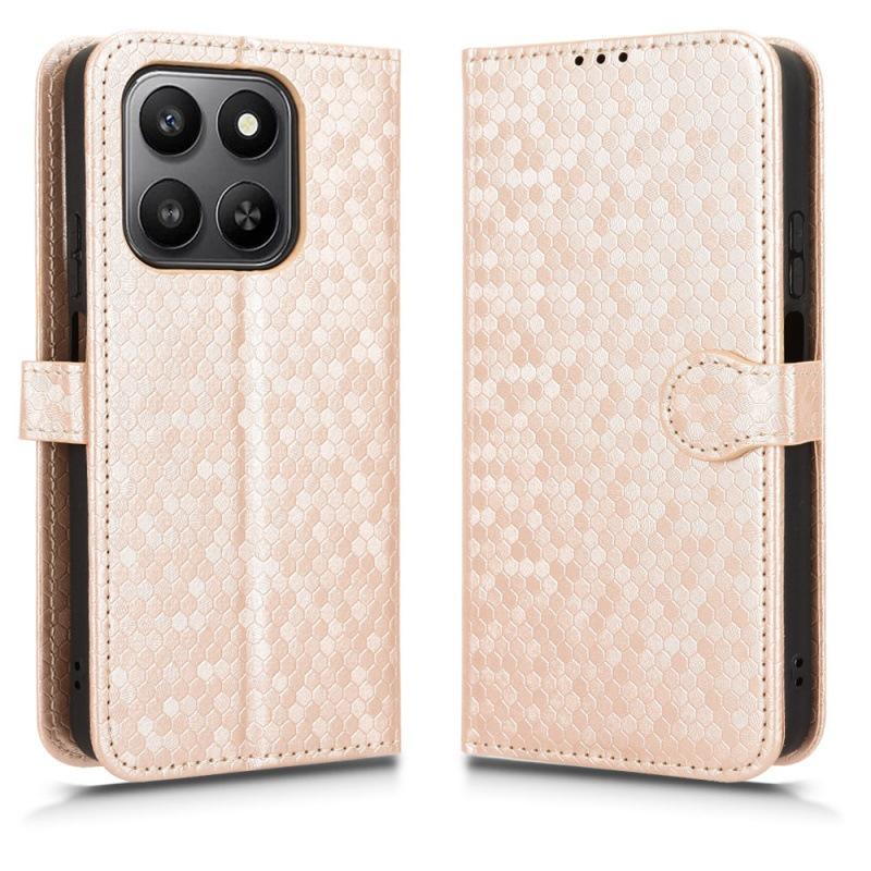 For Honor 400 Smart Flip Case with Polka Dot Design & Magnetic Closure