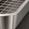 Low Entry Stainless Steel Rabbit Litter Toilet Washable