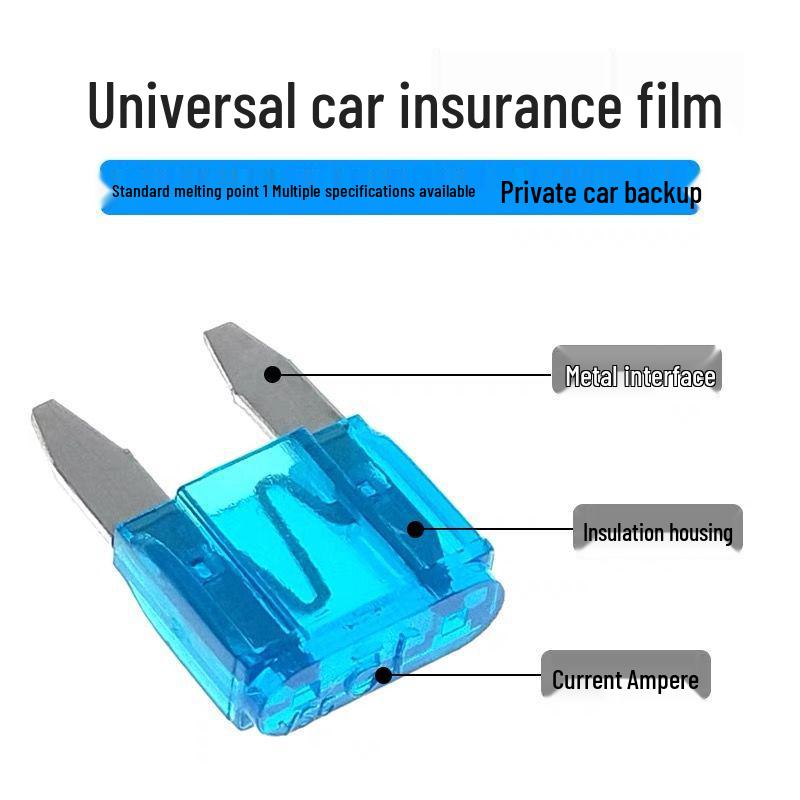 Mixed Car Fuse Pack: Medium, Small, and Mini, 5A-40A