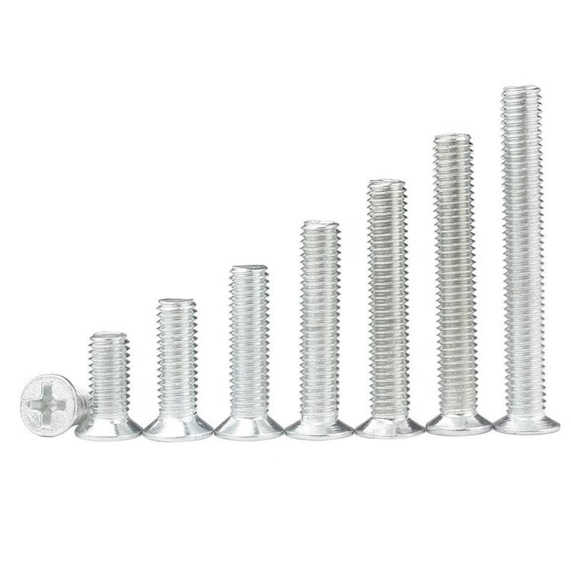 Carbon Steel Countersunk Cross Head Machine Screws