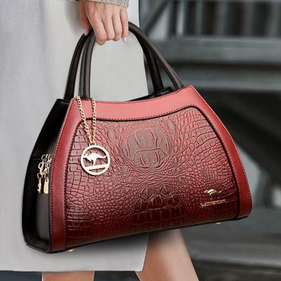 Τσάντα ώμου Crossbody Γυναικεία τσάντα vintage αλιγάτορα
