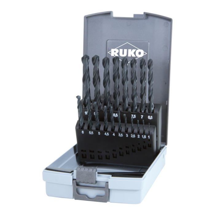 

HSS-R Drills - Ruko - Ruko 205212RO - Black finish - Right-hand cut