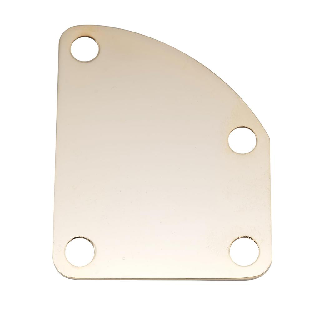 Musiclily Pro Blade-Shaped Steel Guitar Neck Plate for Electric Guitars and Basses, Black