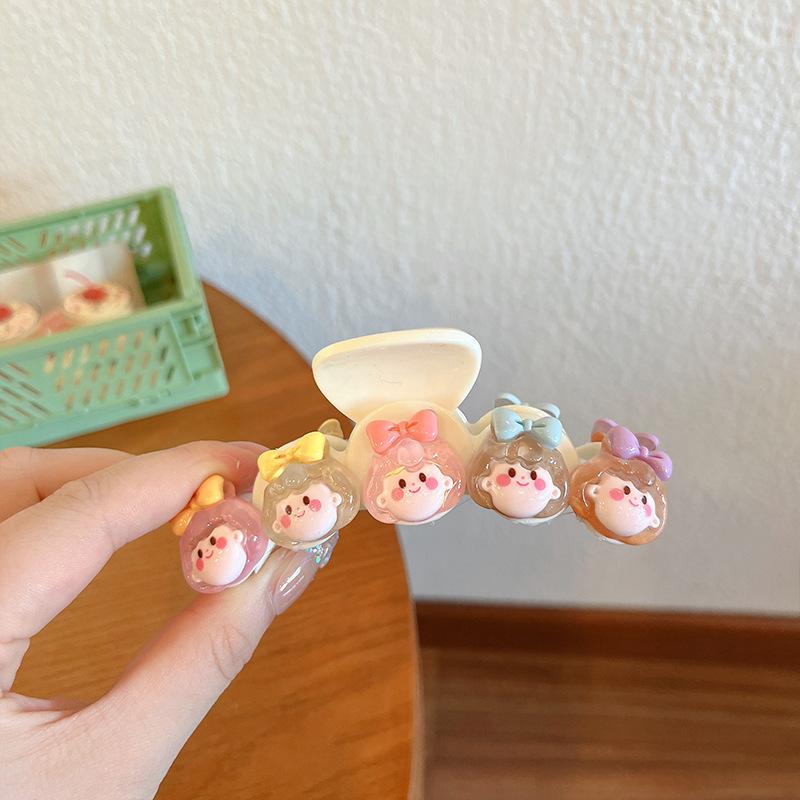 Transparent Cartoon Sanrio Shark Clip Summer Large Kulomie Grab Clip Hairpin Back Head Hair Accessories Headgear Hairpin
