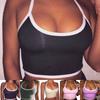 Casual Women Tank Tops Bustier Bra Vest Blouse Sleeveless Crop Shirt Bralette
