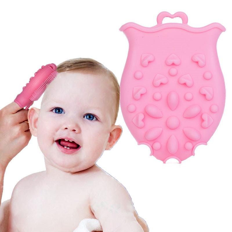 Buy Cute Newborn Baby Silicone Shampoo Brush Cartoons Massager Toddler