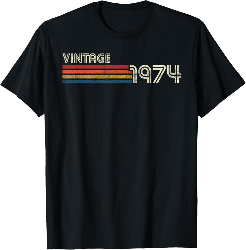 51 Year Old Gift Classic 1974 Limited Edition 51st Birthday T-Shirt Unisex Summer Streetwear Tops Print On Demand Short Sleeve