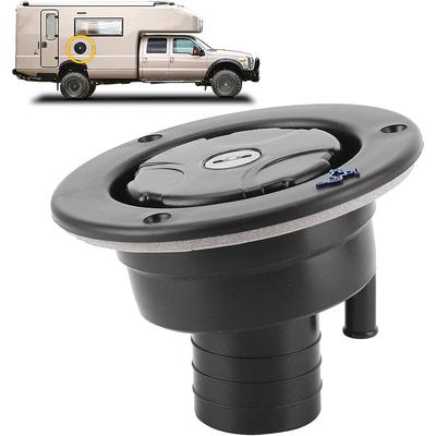 Accessoires pour camping-car, trappe de remplissage d'eau douce par gravité, filtre d'entrée avec clés verrouillables pour bateau, camping-car, remorque, pièces modifiées, accessoire