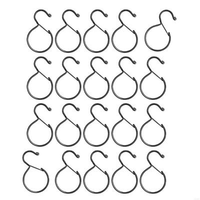 Iron S Hook Nonslip Spring Mechanism Mounting Home Office Use A0KF