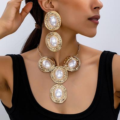 Fashion Necklace Earrings For Women Ladies