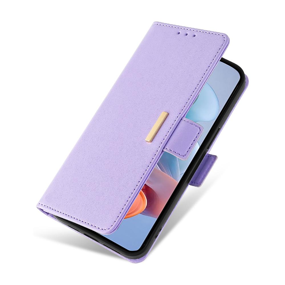 For Motorola Moto G34 5G Leather Wallet Case RFID Blocking Stand Cover with Hand Strap