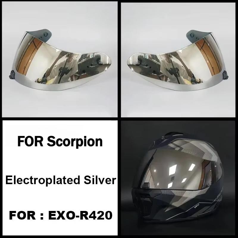 Capacete for SCORPION EXO-R420 Visor Shield Lens Motorcycle Accessories Full Face Helmet Anti-UV for SCORPION EXO-R420 Casco MotSpeed Sensors 6