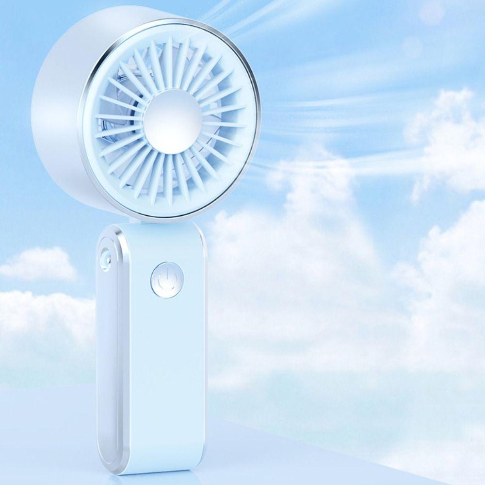 Quiet Operation Handheld Mini Fan 3 Speeds Neck Hanging Small Fan Portable Electric Fan  Camping