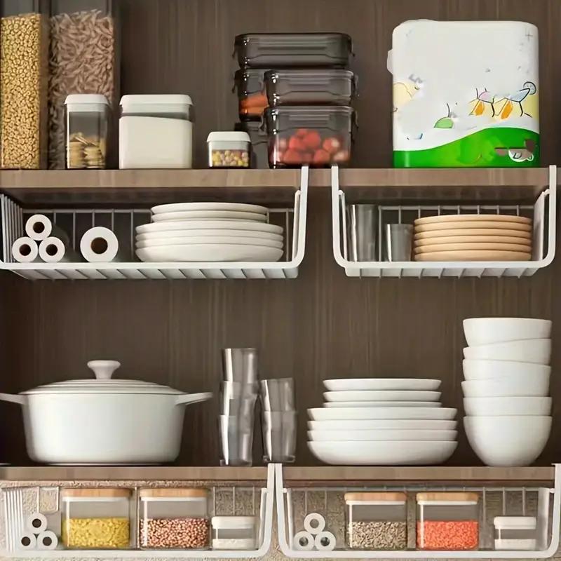 Kitchen Storage Rack Dormitory Storage Tool Hanging Layered Seasoning Hanging Basket Cabinet Hanging Cabinet Hanging Rack
