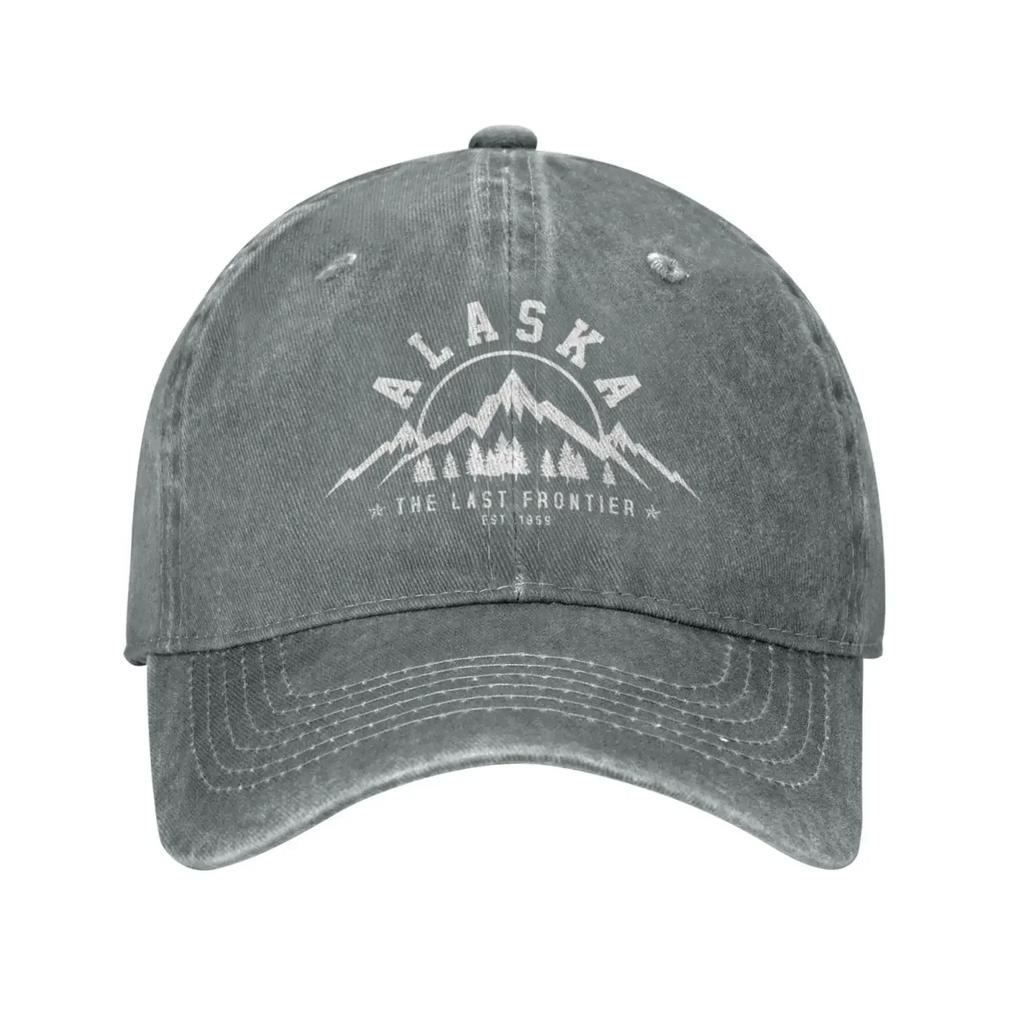 Alaska Est 1959 Mountains Baseball Cap Women Men Dad Hat Golf Cowboy Hat Trucker Hat Fishing hat