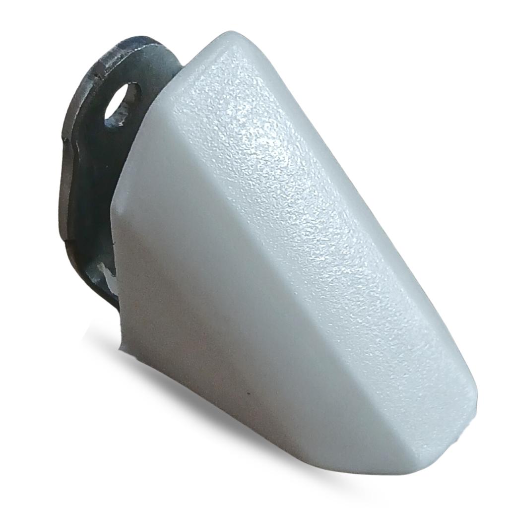 Komandorek Furniture Angle, Metal Bracket + Slant Cover, WHITE 50 PCS