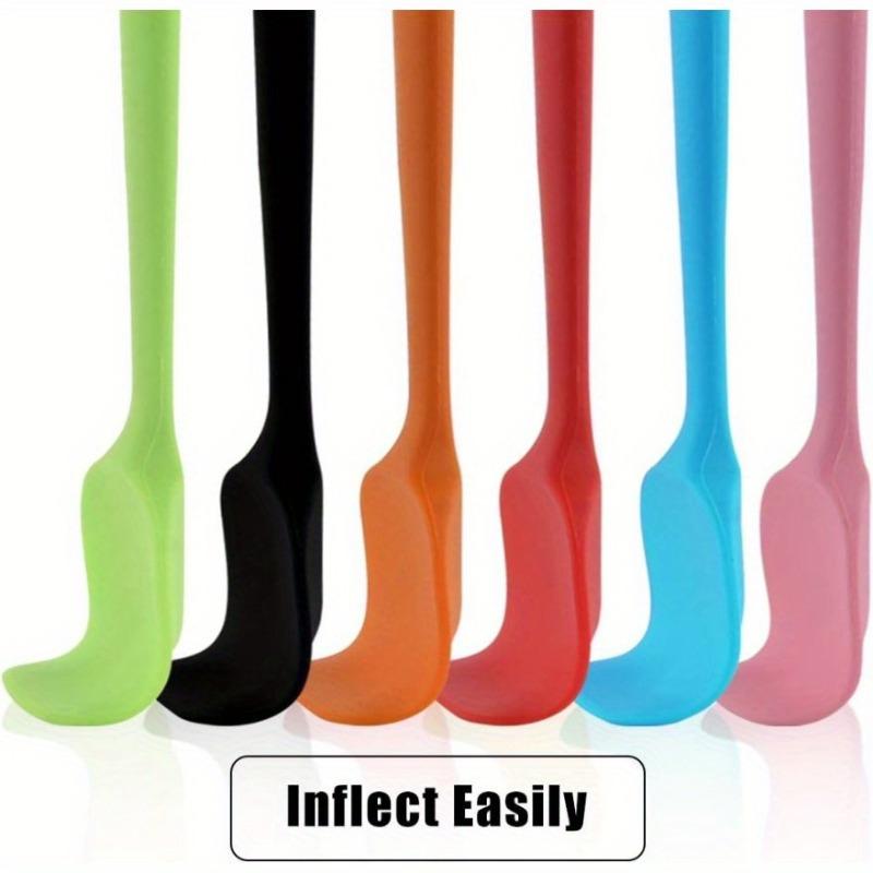 2pcs Silicone Spatula Scraper, Mini Silicone Spatula, Jam Spatula, High Temperature Resistant Cream Spatula, Stirring and Baking Tool