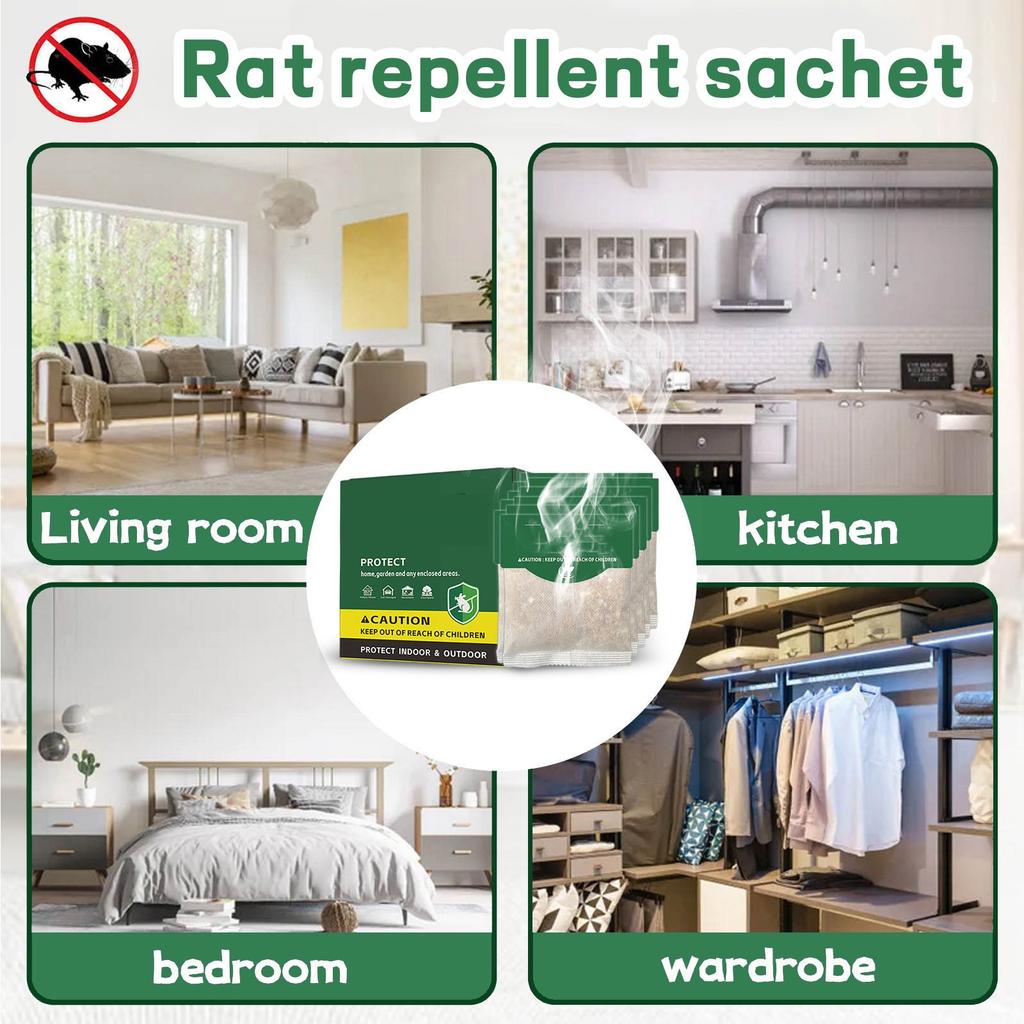 For Mice Rats Squirrel Indoor & Outdoor Use, Natural Rat Mouse Deterrent Family & Pet Safe
