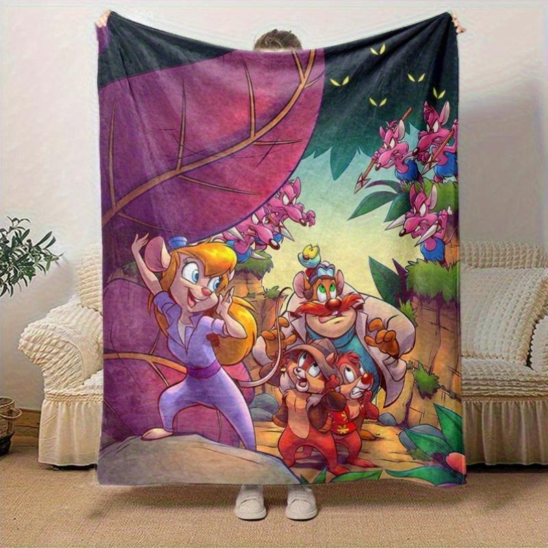 1pc, "Jungle Book Adventure: Pinky and Perky's Home Decor Blanket, Perfect for Couch, Bed, Travel, Camping, Car, Beach, Office Nap, Gift Idea"X075