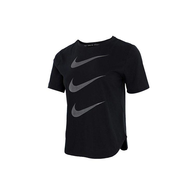 Nike T Shirts Women's Black Crew Neck Moderate Other DC4324-010
