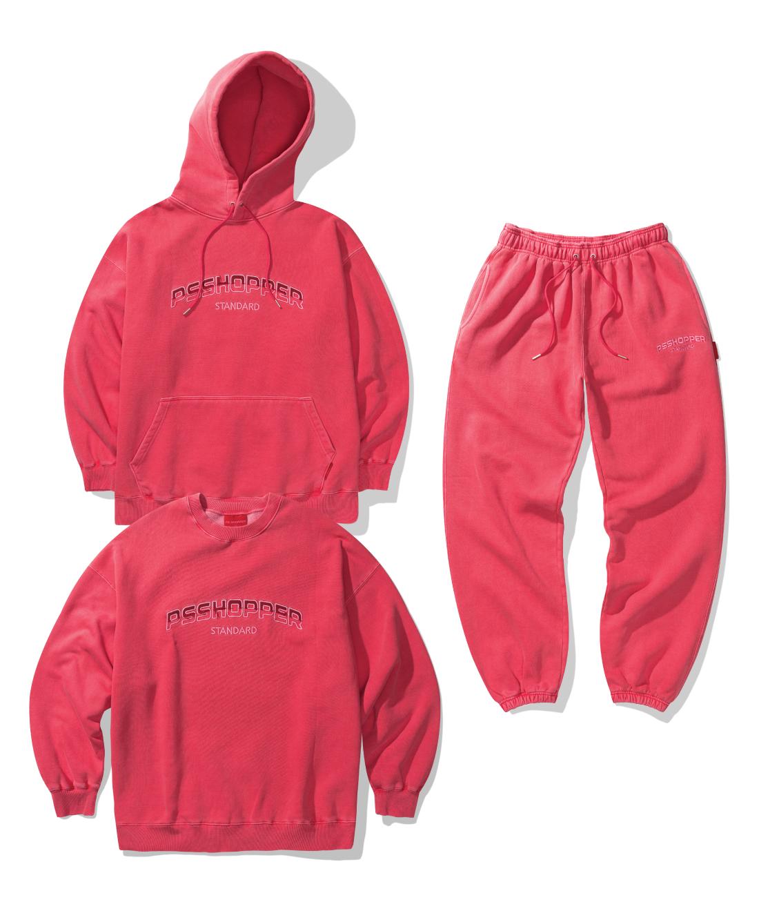 Ps Shopper [Set, Select 1 Top] Original Pigment Washed Setup [Pink] M